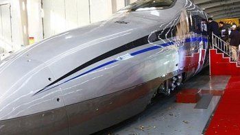 Probaron en China un tren bala capaz de alcanzar 500 km por hora