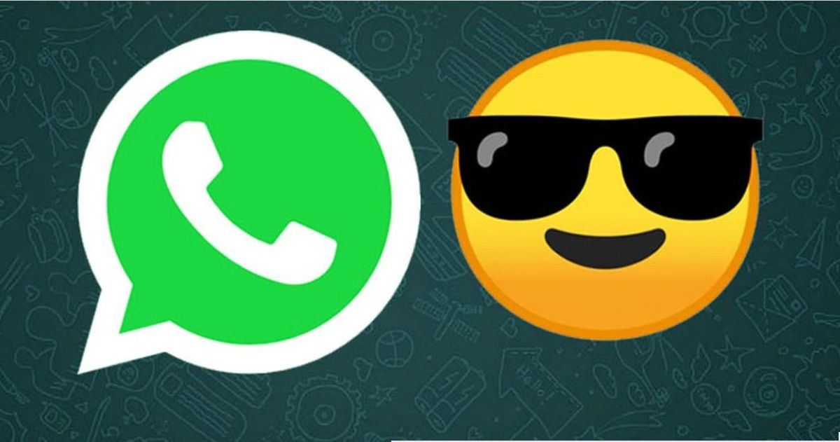 Tecnología. WhatsApp: ¿Qué significa la carita con lentes de sol?