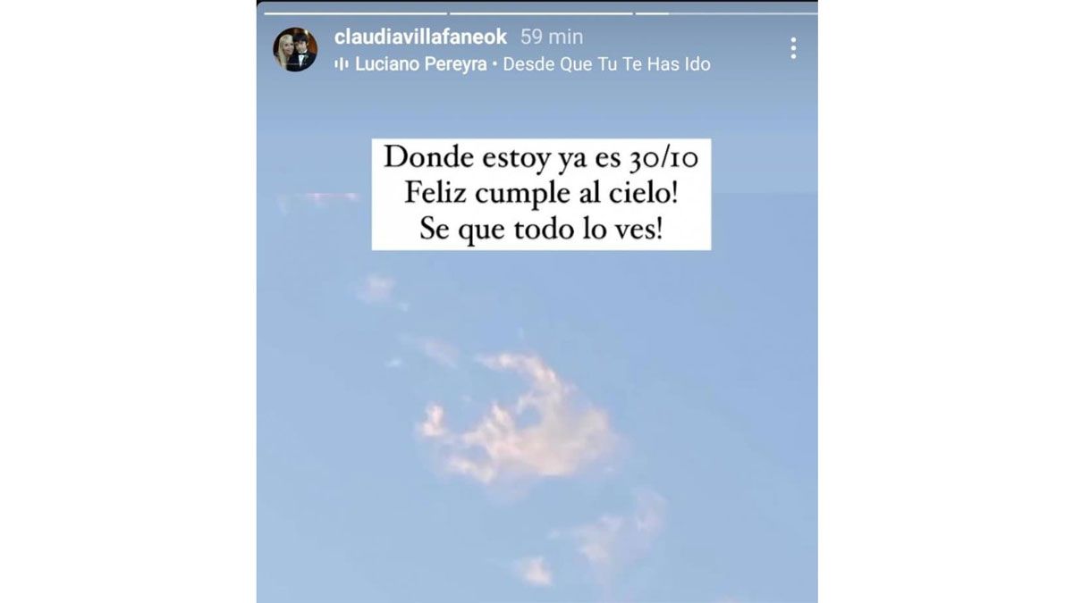 Claudia, Dalma y Gianinna recordaron a Maradona en su cumpleaños