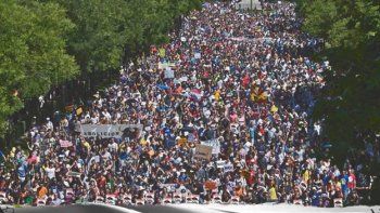 Miles de personas se manifestaron en Madrid contra las corridas de toros