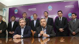 Frigerio anunció inversiones en Mendoza y ligó al kirchnerismo con la corrupción en obra pública