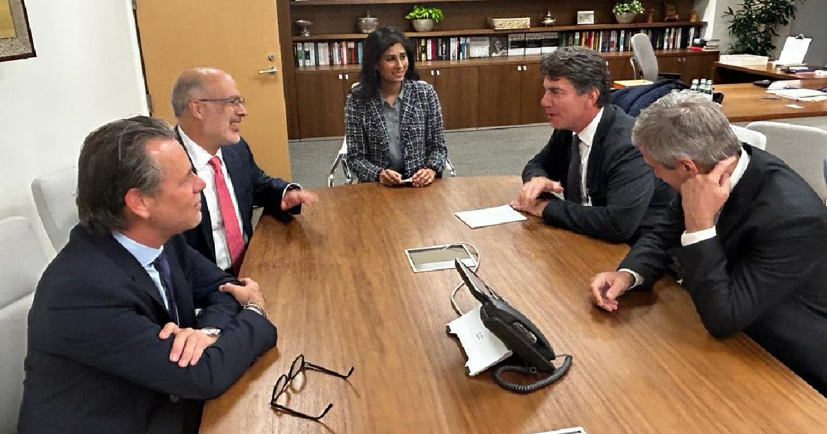 Luis Caputo y Nicolás Posse se reunieron con el FMI: La reunión fue positiva. (Foto: X)