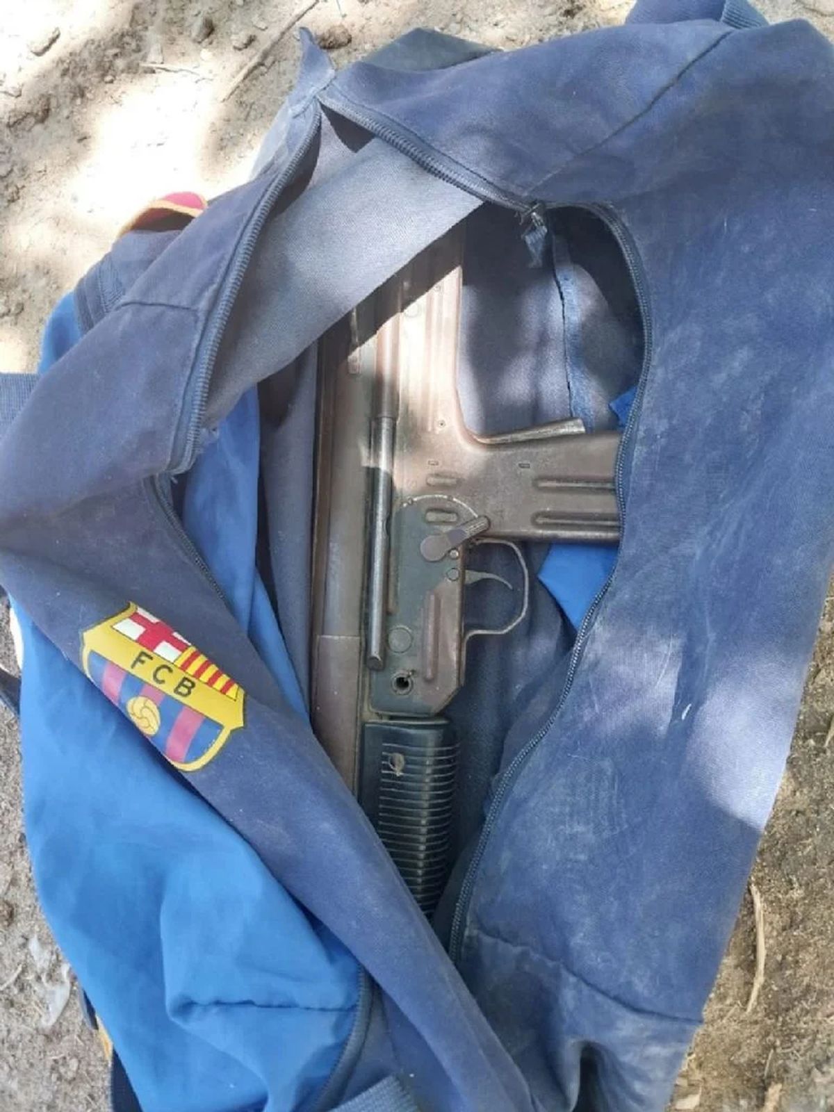 La ametralladora PA-4 que la Policía encontró en la primera detención de Melisa Figueroa (24). La ametralladora PA-4 que la Policía encontró en la primera detención de Melisa Figueroa (24).