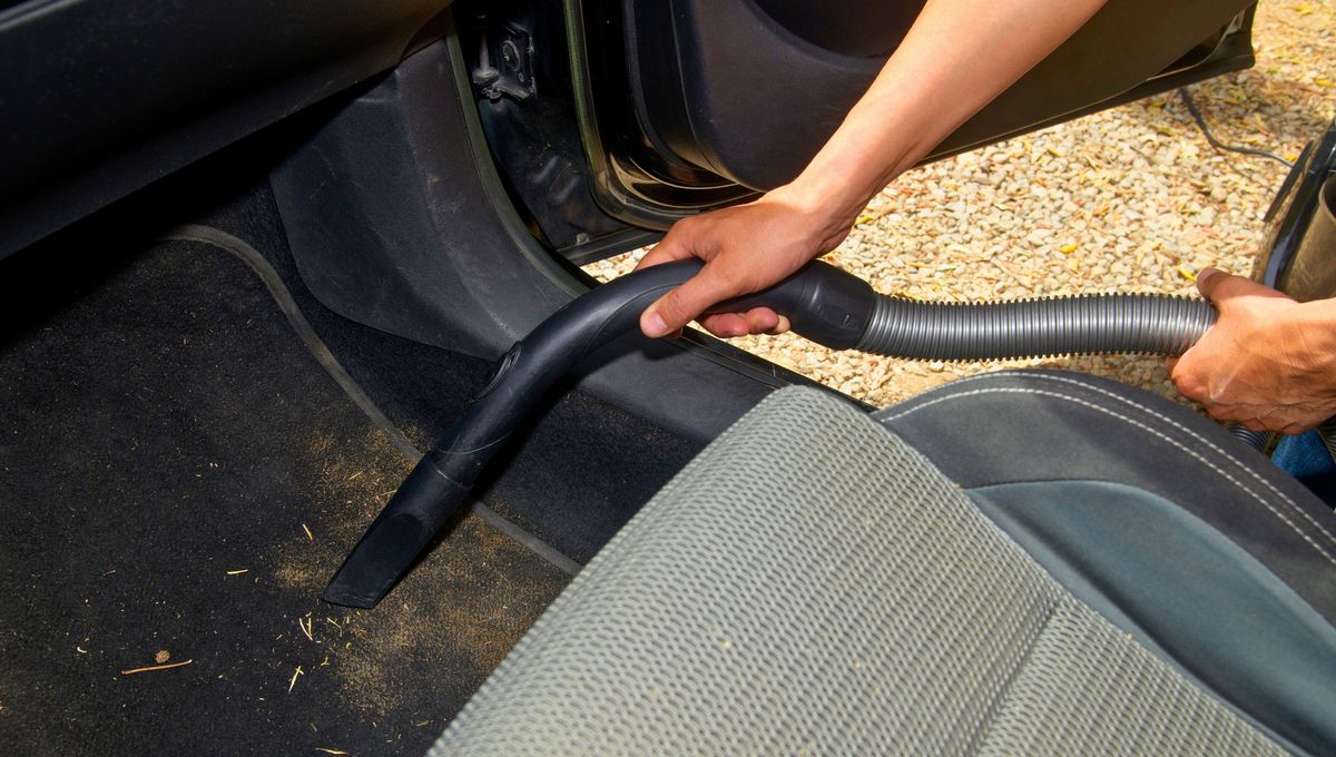 Lleva siempre una botella con vinagre y agua en el auto para limpiar las manchas apenas suceden. Lleva siempre una botella con vinagre y agua en el auto para limpiar las manchas apenas suceden.