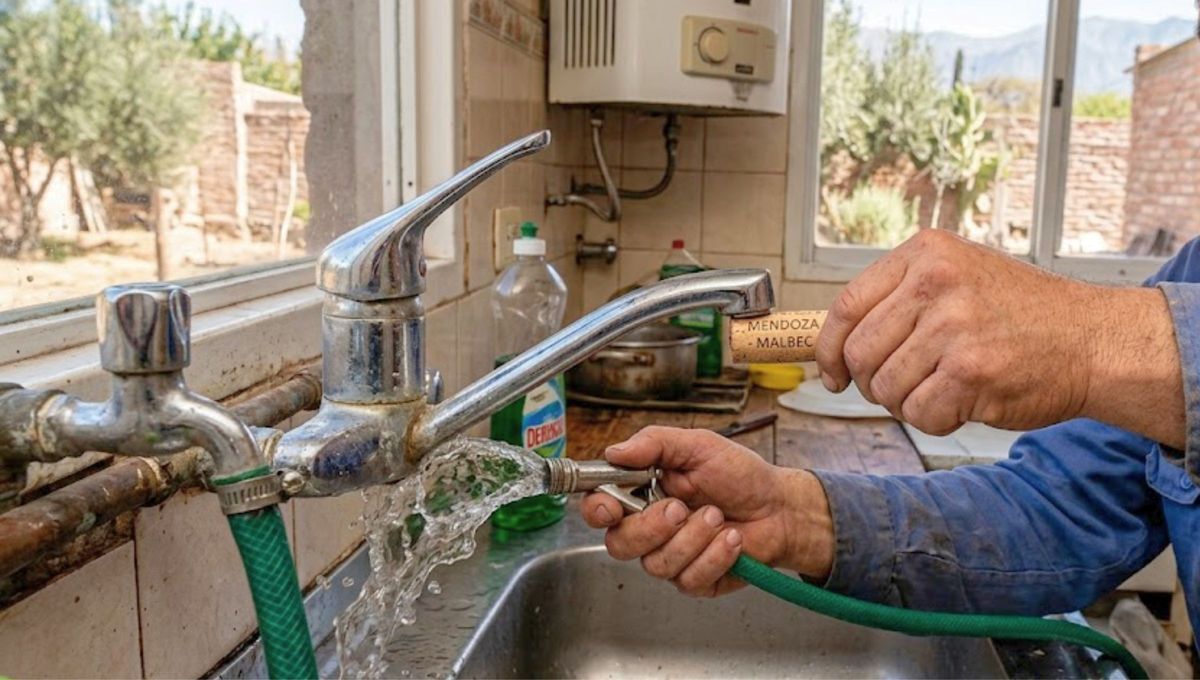 Así es como puedes recuperar la presión de agua utilizando un corcho