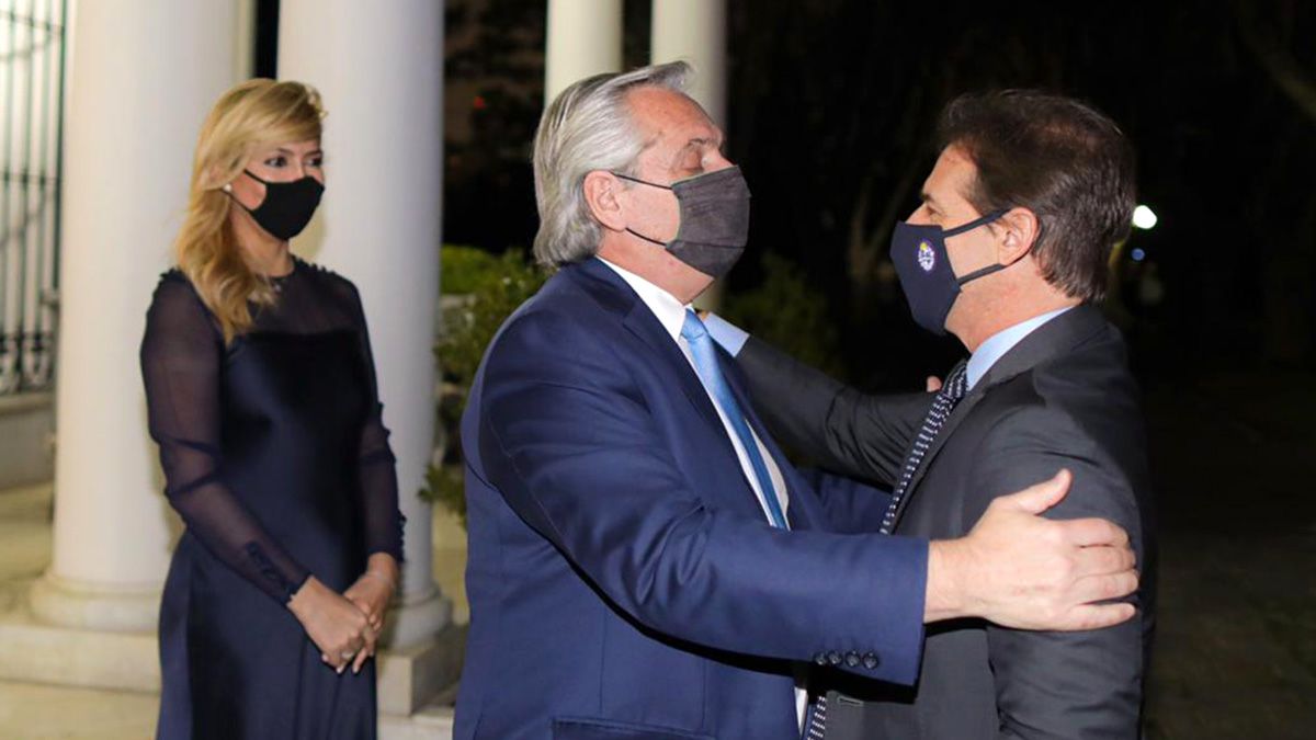 Alberto Fernández dialogó con Lacalle Pou sobre el Mercosur