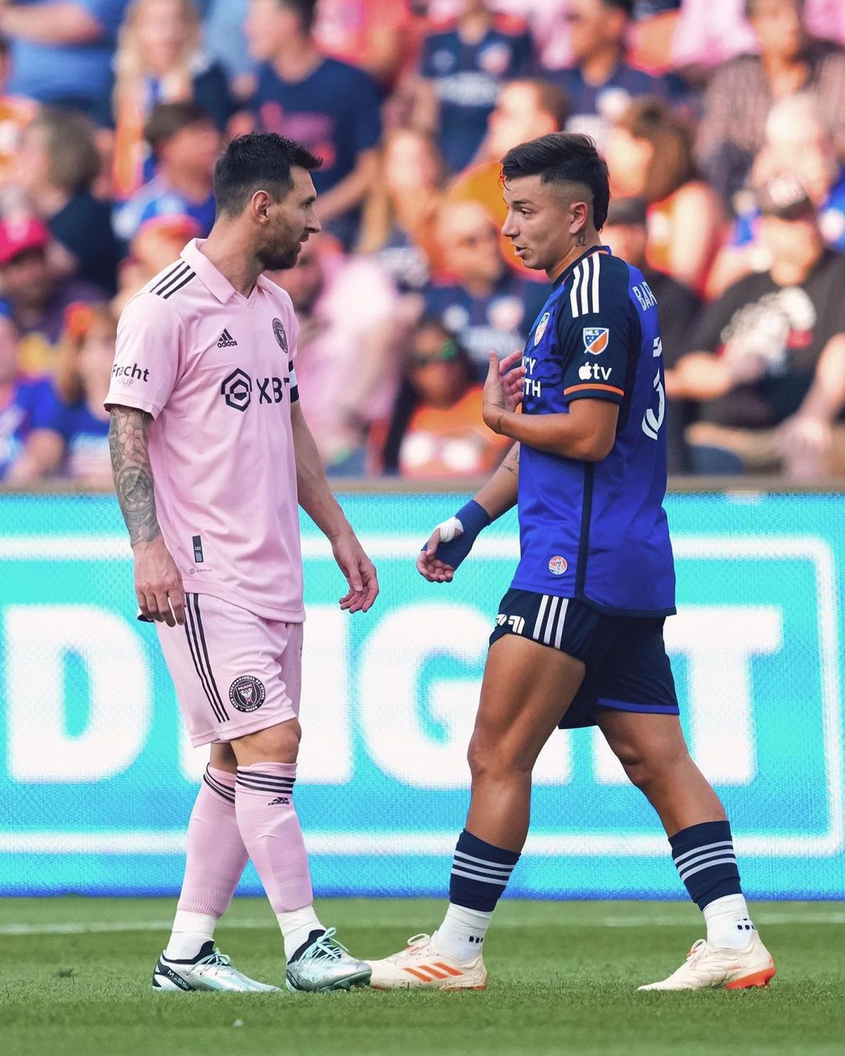 Barreal ya jugó contra Messi en Estados Unidos Barreal ya jugó contra Messi en Estados Unidos