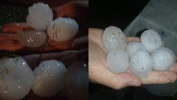Fuerte caída de granizo afectó al Este de Mendoza