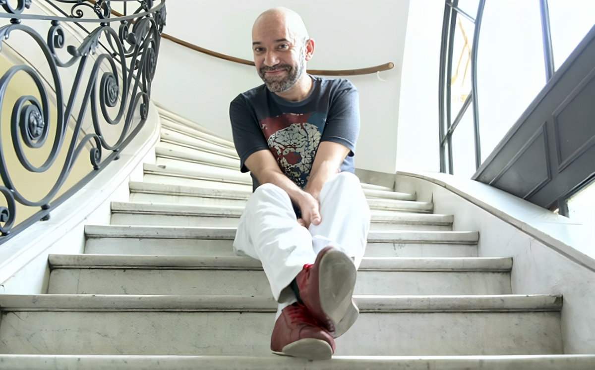 El reconocido artista José Ignacio Iñaki Rojas, ganador en Novela.