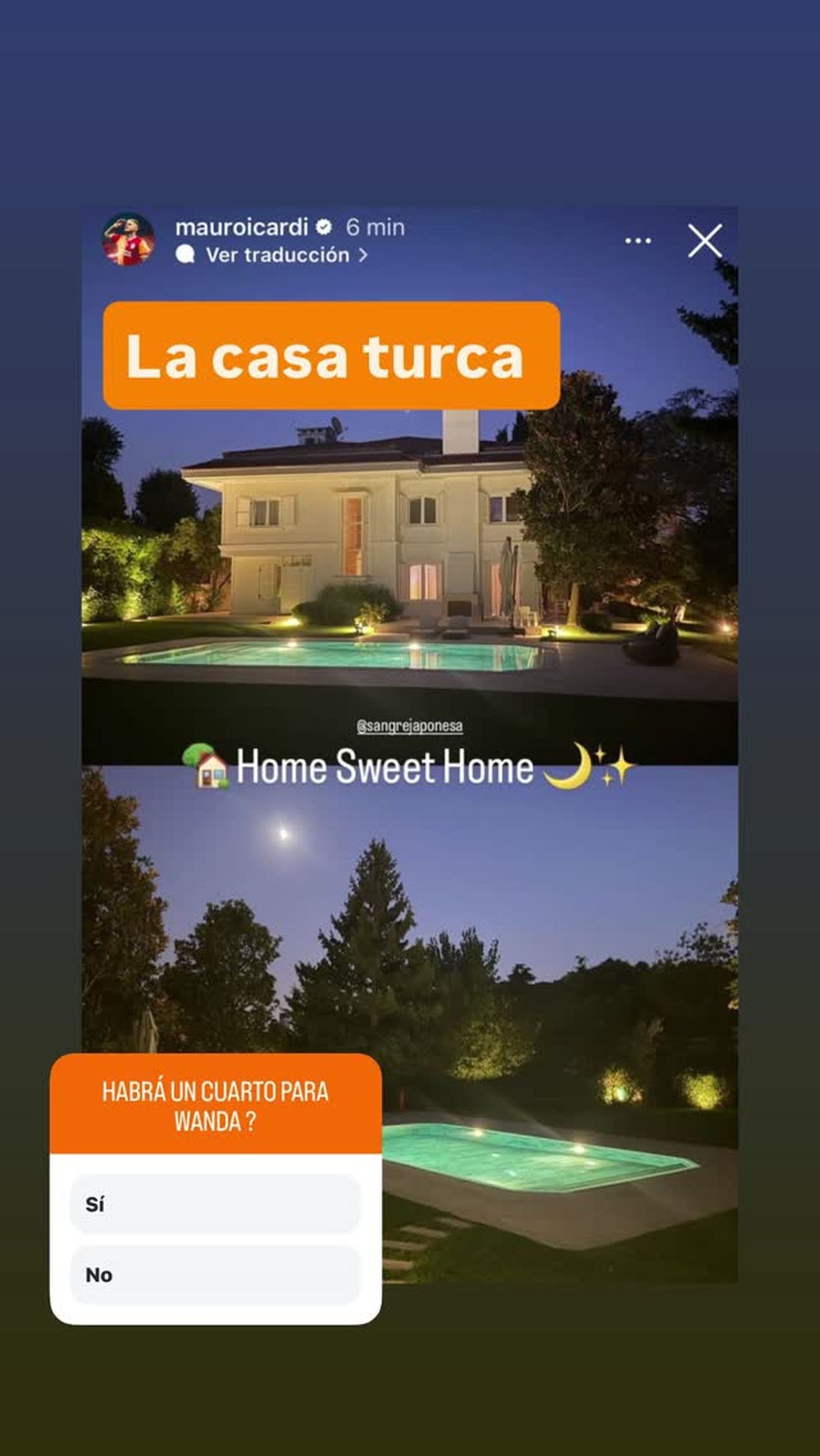 La mansión de Mauro Icardi y la China Suárez en Estambul. La mansión de Mauro Icardi y la China Suárez en Estambul.