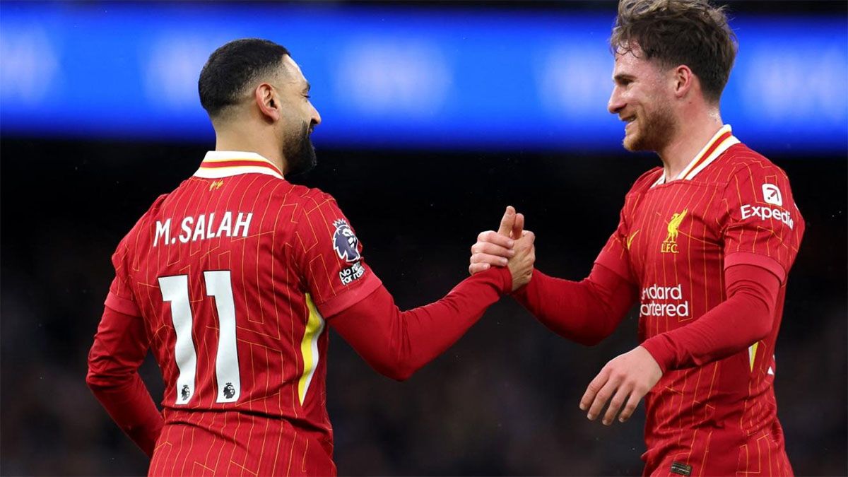Salah y Alexis Mac Allister