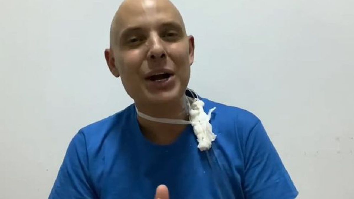 Lío Pecoraro compartió un video agradeciéndole a la gente y a los médicos.