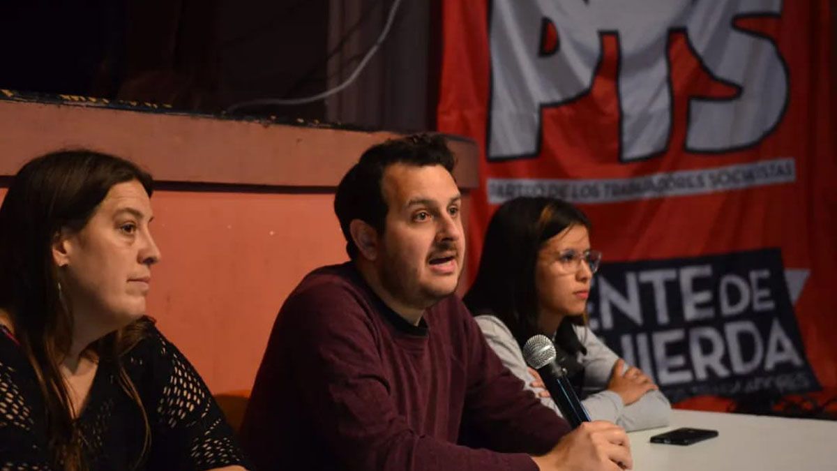 Lautaro Jiménez, uno de los dos precandidatos de la izquierda en Mendoza.