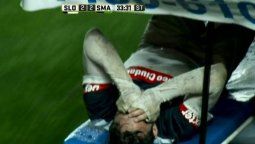 El dolor de Cerutti y lamento de Montagna por lesionarlo