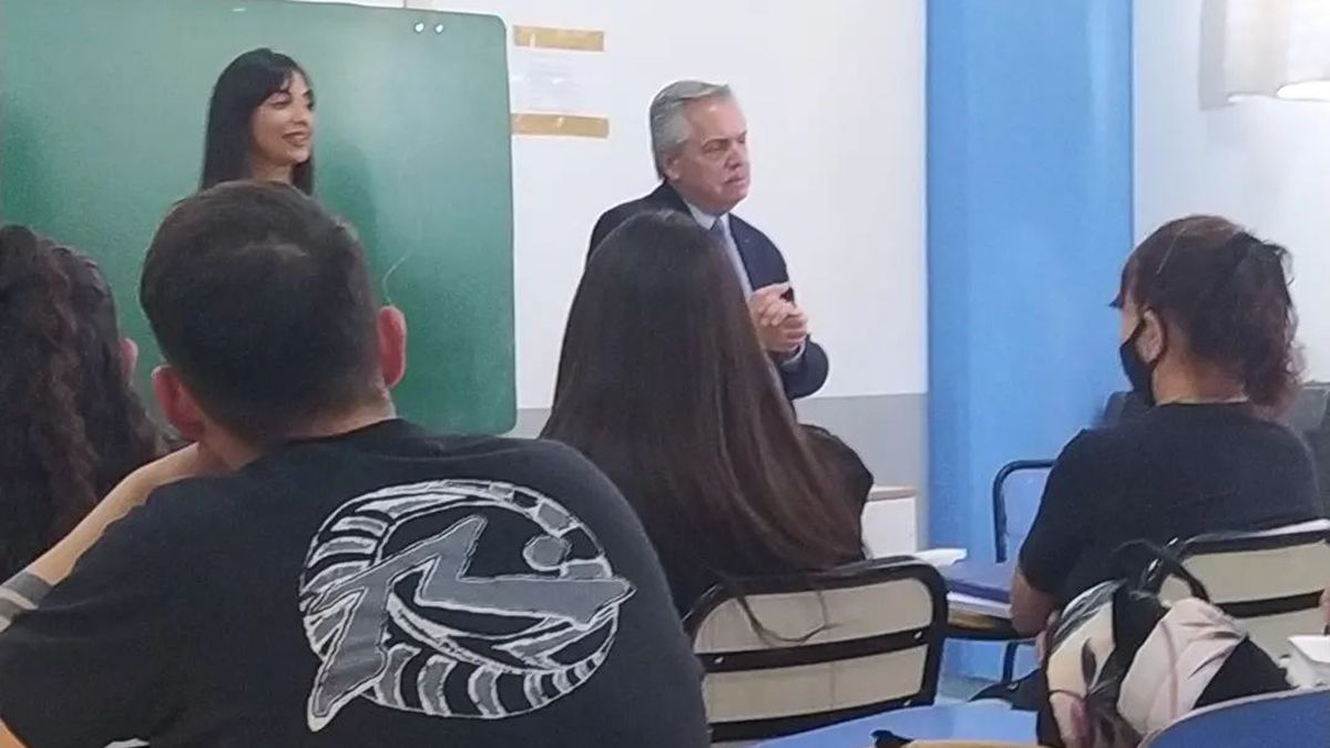 Alberto Fernández dio clases en una universidad.