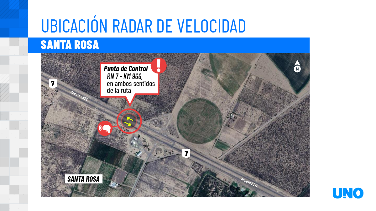 El lugar donde se encuentra el radar. El lugar donde se encuentra el radar.