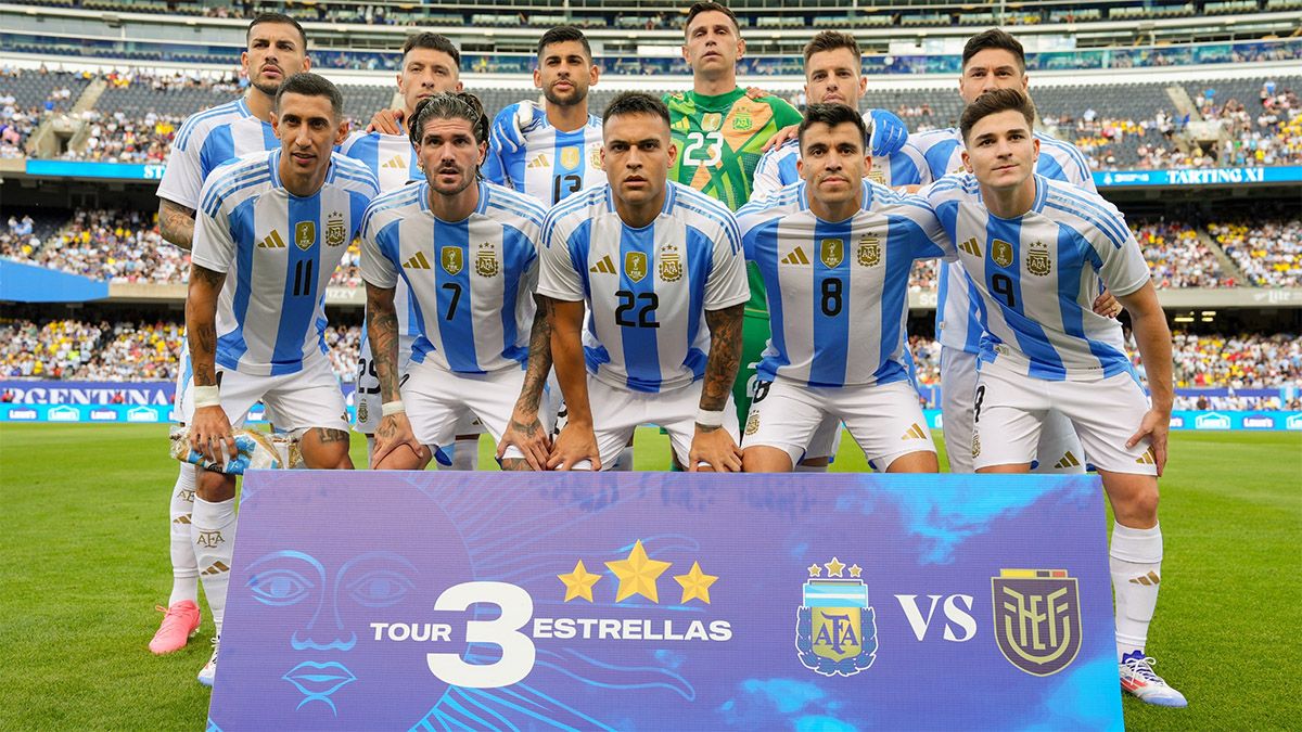 La Selección argentina juega contra Guatemala y con Messi de titular