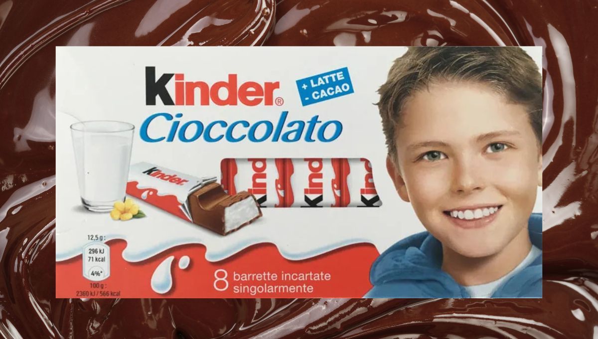 Cómo se ve hoy el niño de los chocolates Kinder