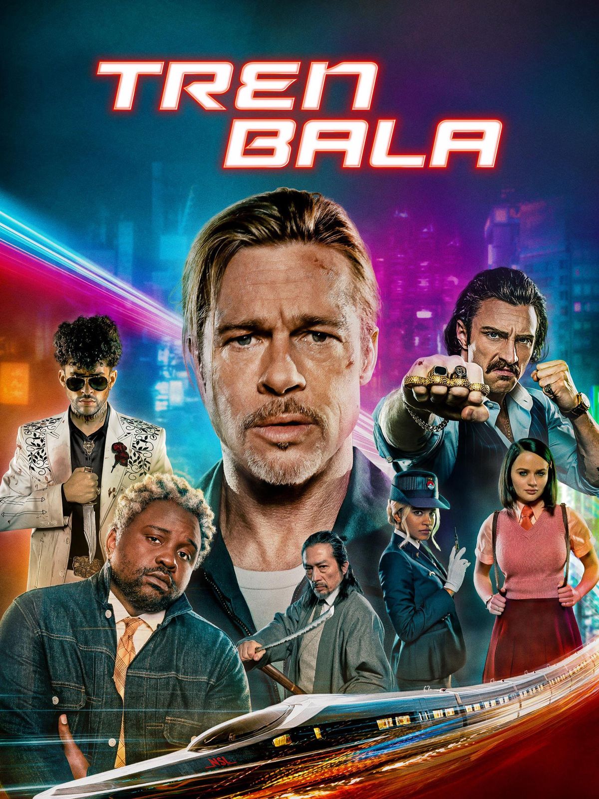Tren bala. Es el gran filme que tiene Amazon Prime Video con Brad Pitt como protagonista. Tren bala. Es el gran filme que tiene Amazon Prime Video con Brad Pitt como protagonista. 