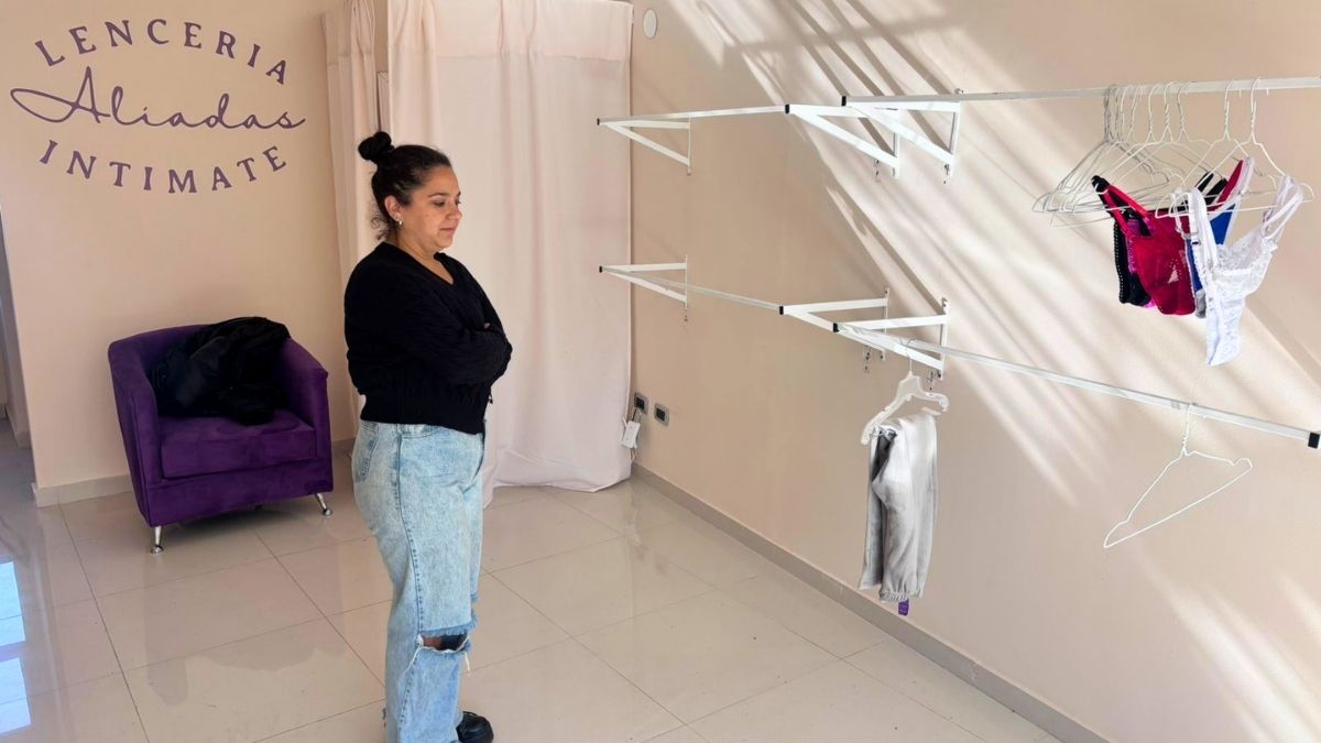 Así de vacío dejaron el local tras el millonario robo. Foto: Matías Pascualetti/Radio Nihuil.