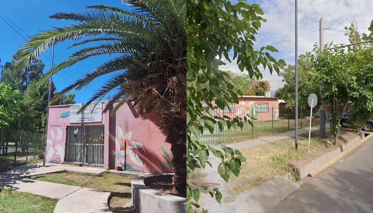 La Biblioteca Popular Daniel Talquenca queda frente al Boulevard Dorrego.