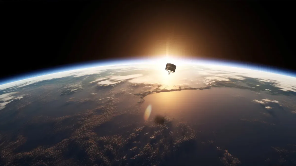 El satélite no mantuvo su órbita en el espacio. El satélite no mantuvo su órbita en el espacio.