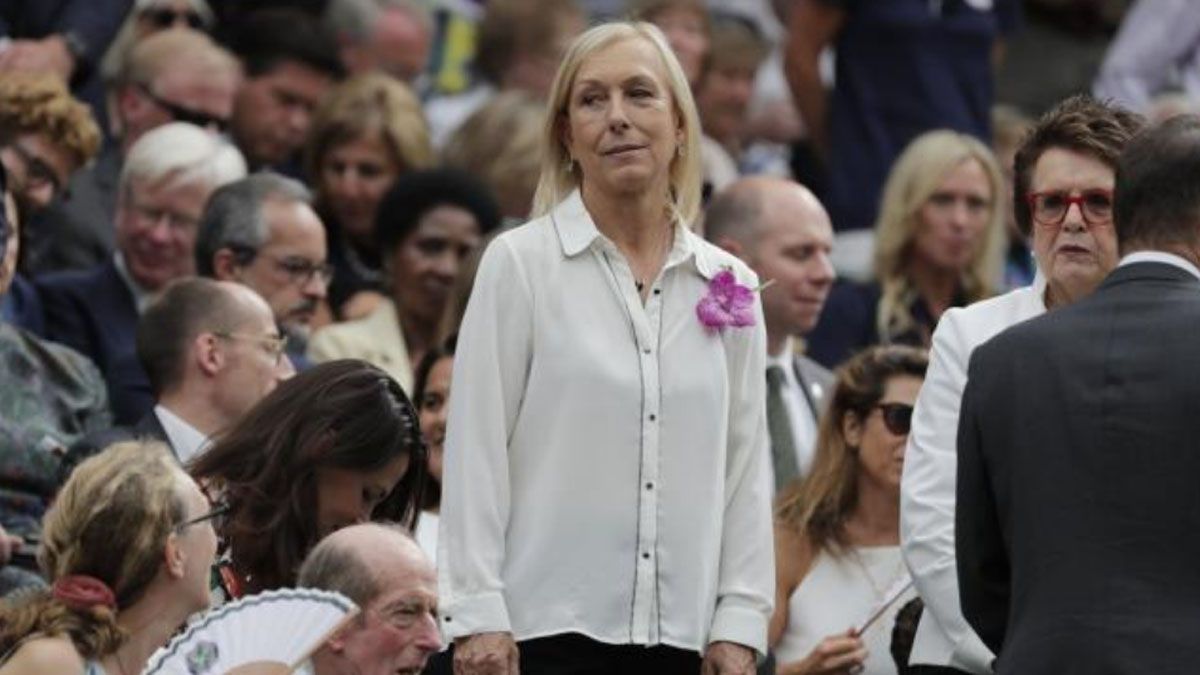 Martina Navratilova está en buen estado de salud y dispuesta a afrontar el tratamiento