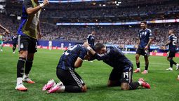 La Selección argentina venció 2 a 1 a Inglaterra.