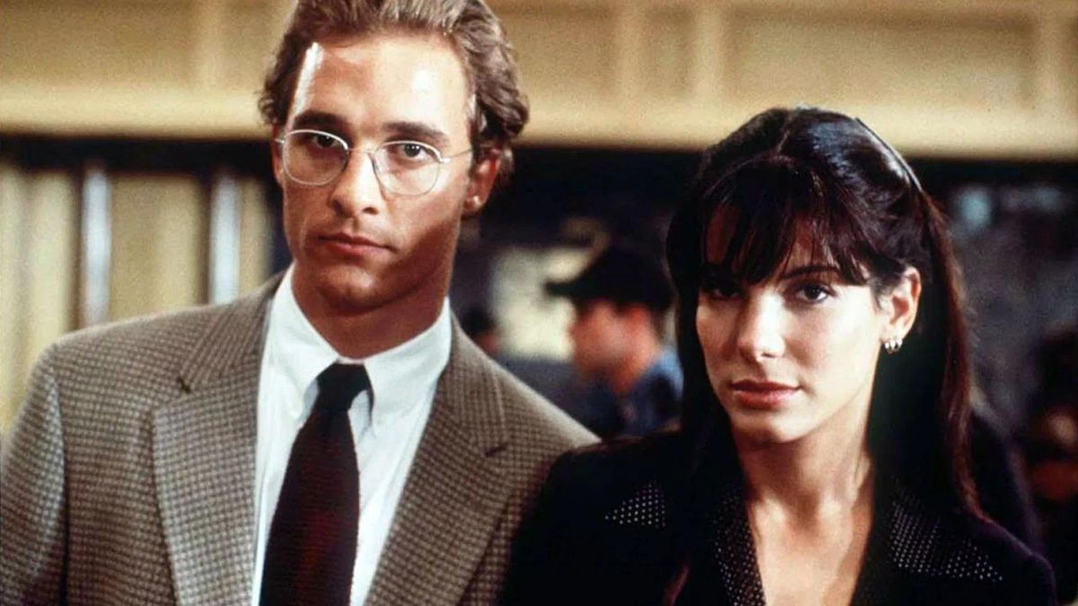 Matthew McConaughey y Sandra Bullock protagonizan este cl&aacute;sico de los a&ntilde;os 90.&nbsp;