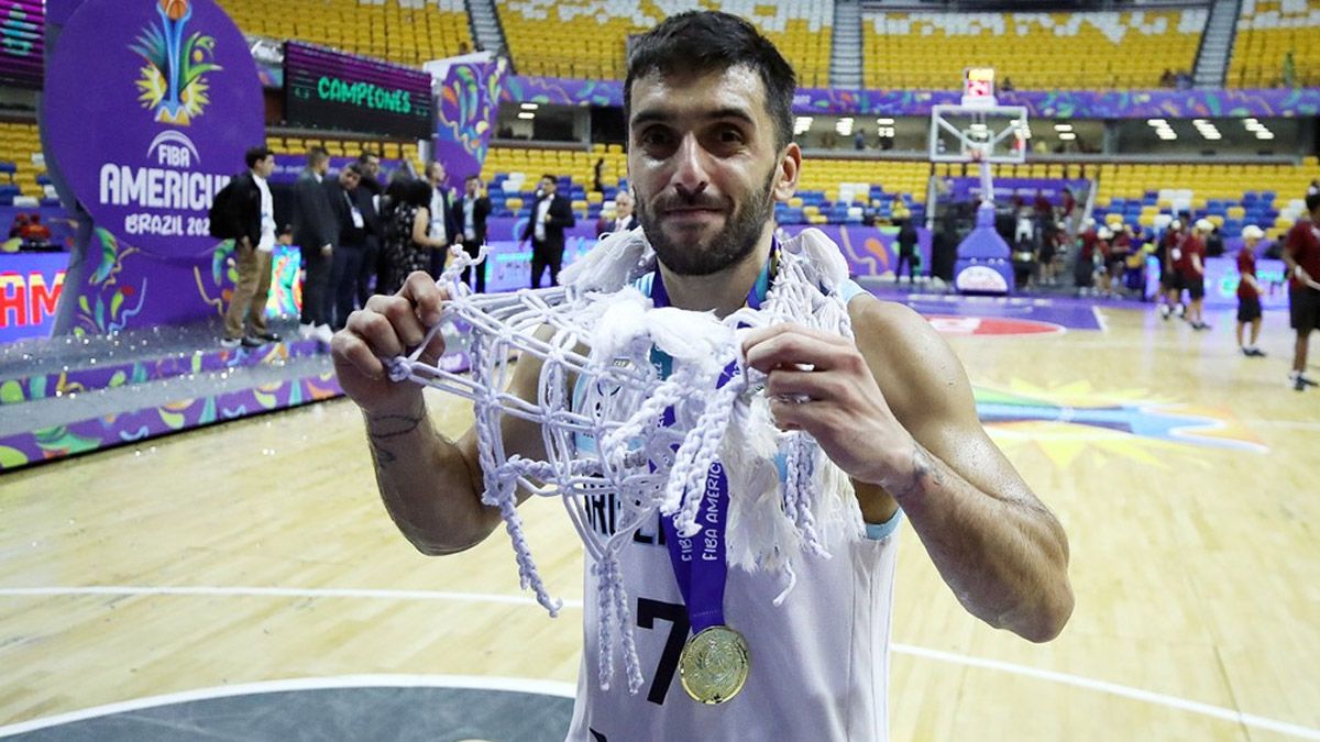 Facundo Campazzo la rompió con la Selección argentina hace poco, cuando conquistó la AmeriCup.
