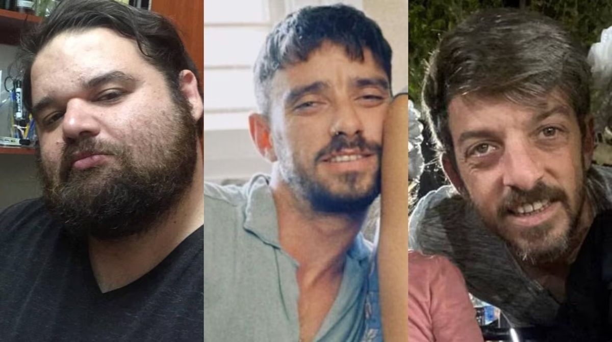 Eitan Horn y los hermanos Ariel y David Cunio estuvieron cautivos más de dos años. Eitan Horn y los hermanos Ariel y David Cunio estuvieron cautivos más de dos años.