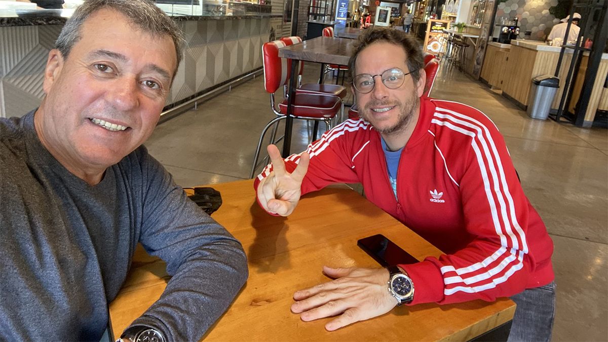 Distintos pero peronistas: Bermejo e Ilardo el sábado por la mañana.