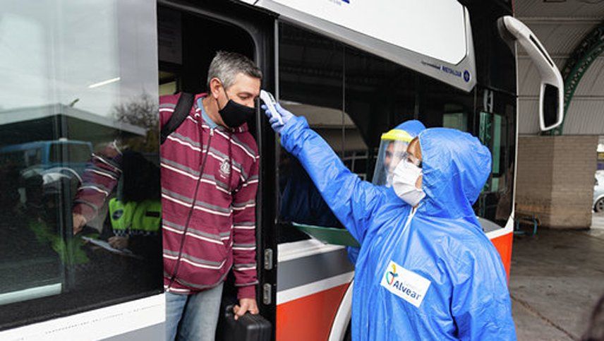 En Alvear testearon a más de 300 transportistas y todos dieron negativo