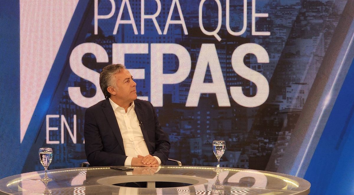 Alfredo Cornejo calficó de patético al presidente Alberto Fernández.