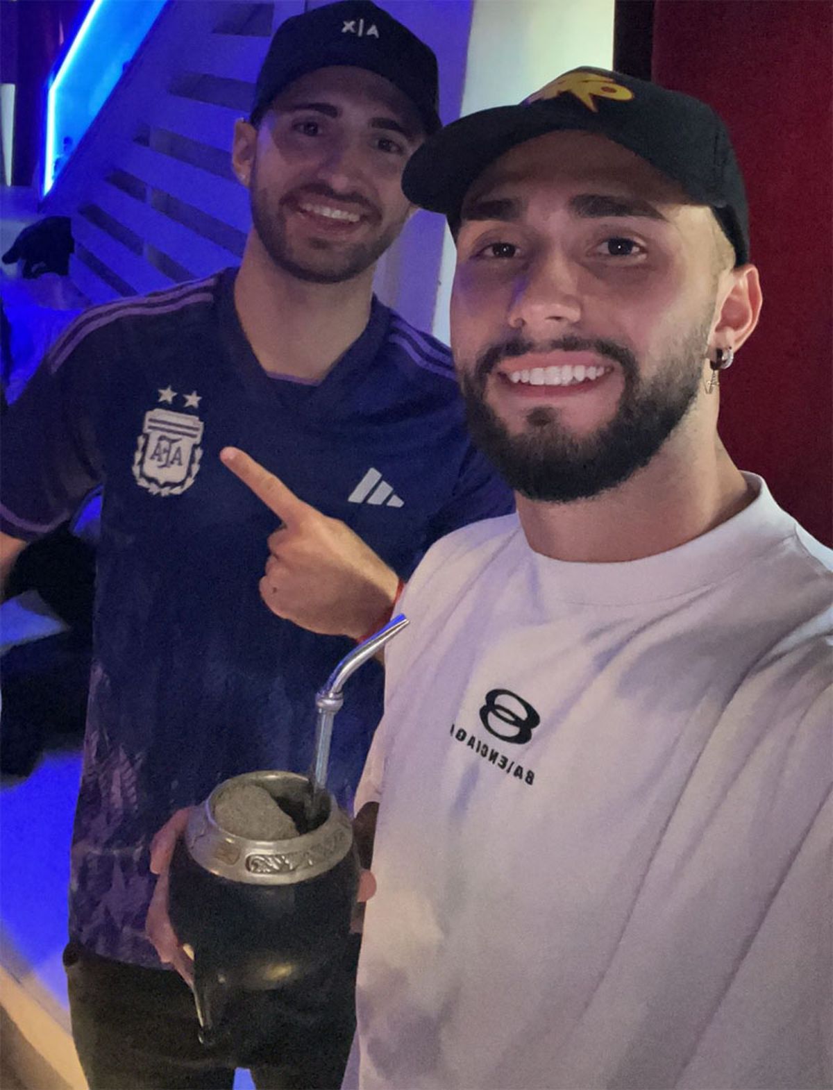 El ex Murialdo está con su hermano Agustín. El ex Murialdo está con su hermano Agustín.