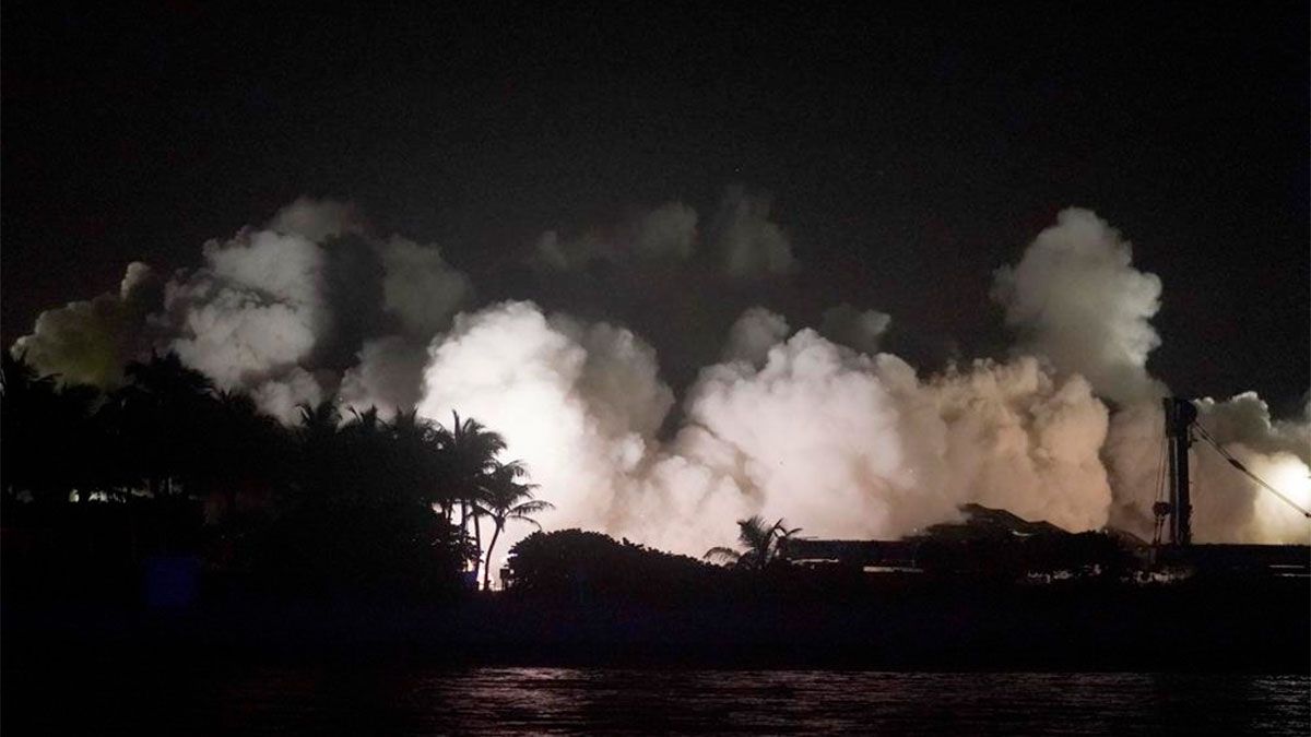 Derrumbe en Miami: tiraron la parte que quedaba del edificio