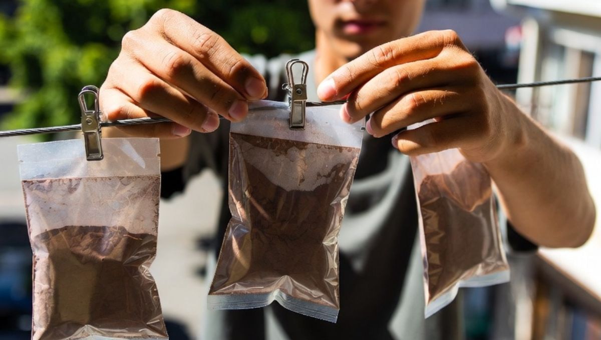 Colgar bolsas de café en el balcón de casa: qué tipo de problemas resuelve y por qué hacerlo