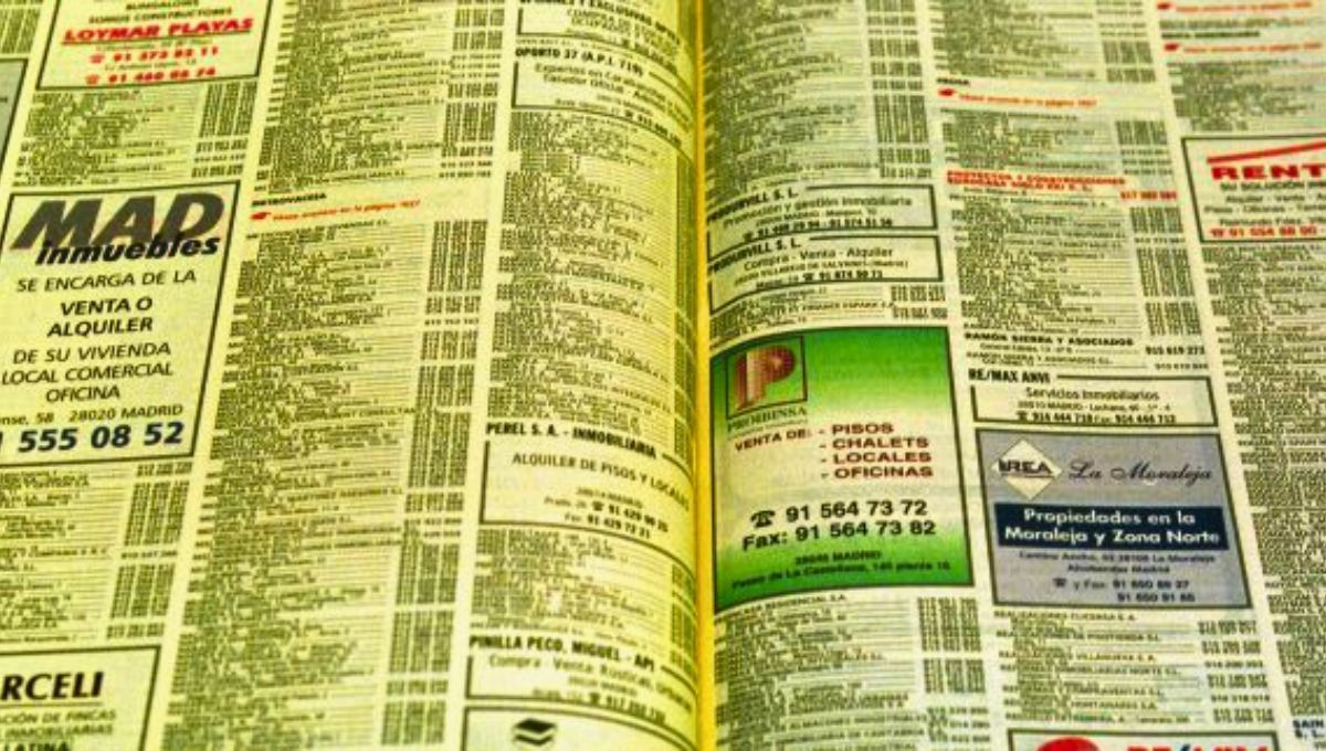 En las páginas amarillas estaban las empresas que anuncian, organizadas según el tipo de producto o servicio. Fuente: El Independiente En las páginas amarillas estaban las empresas que anuncian, organizadas según el tipo de producto o servicio. Fuente: El Independiente