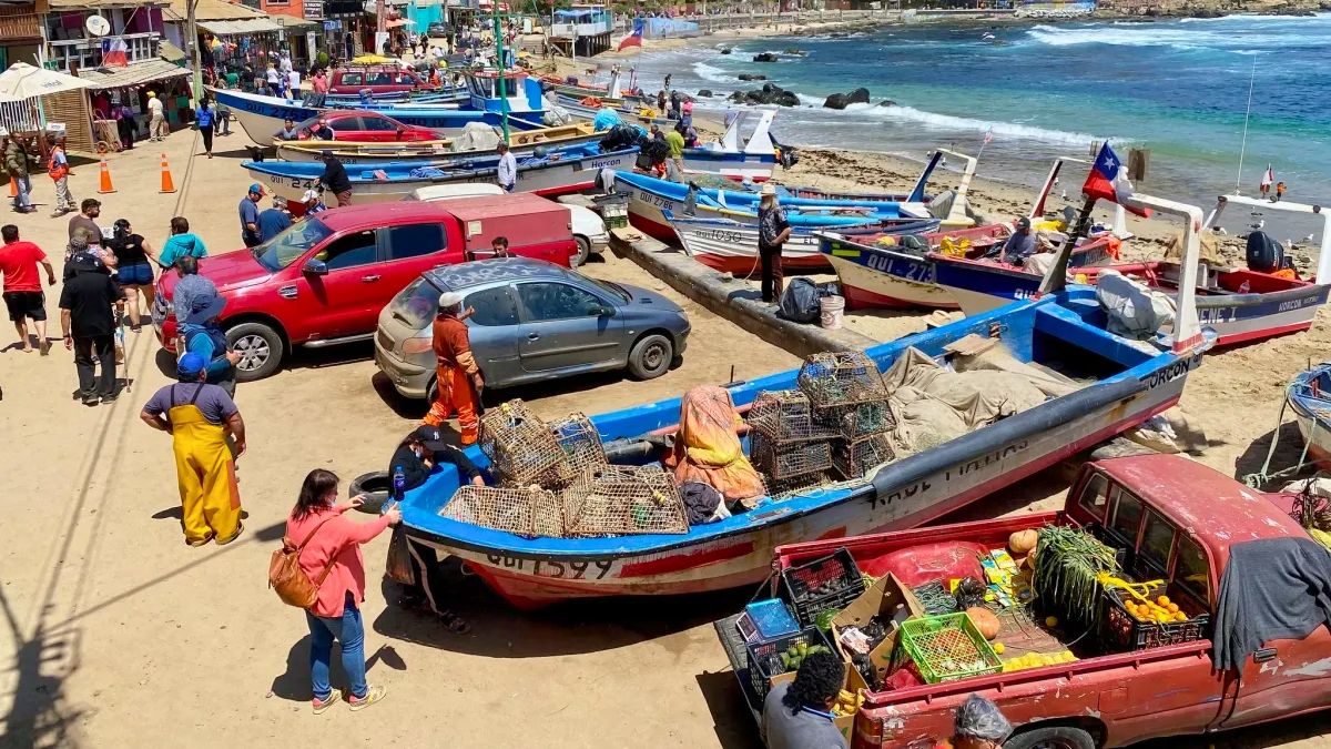 Se trata de un pueblo de pescadores. Se trata de un pueblo de pescadores.