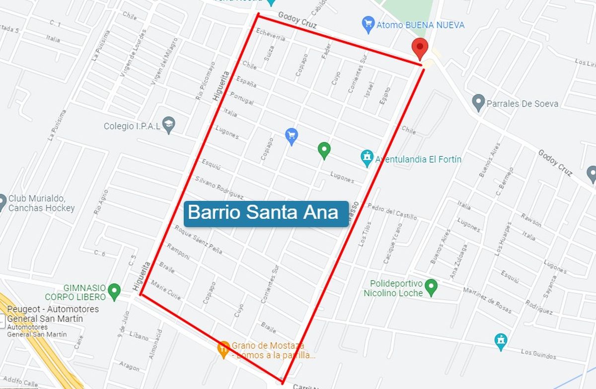 El barrio Santa Ana de Guaymallén y sus rutinas tras varios años con