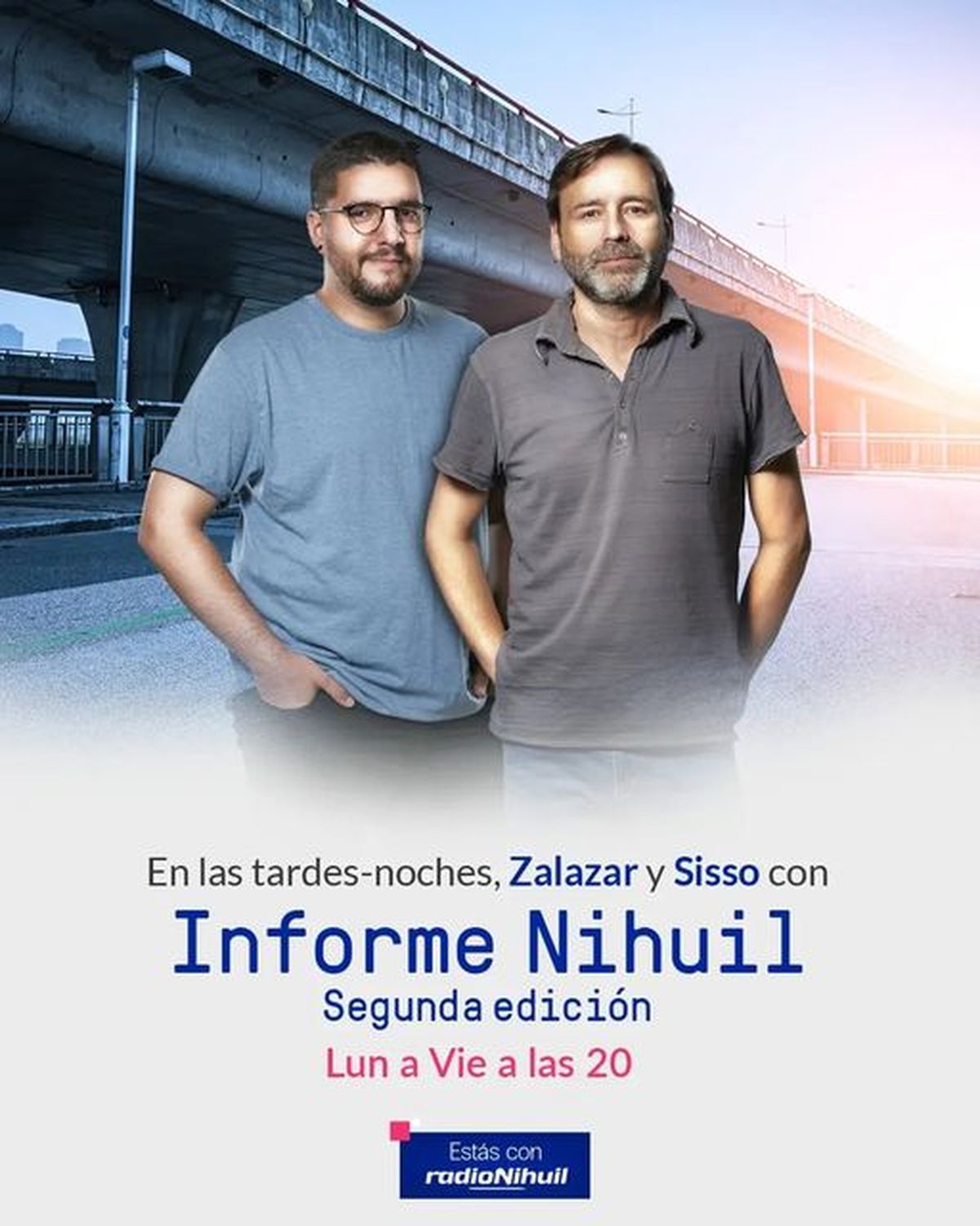 Fede Zalazar y Marcelo Sisso, de Informe Nihuil Segunda Edición. Fede Zalazar y Marcelo Sisso, de Informe Nihuil Segunda Edición.