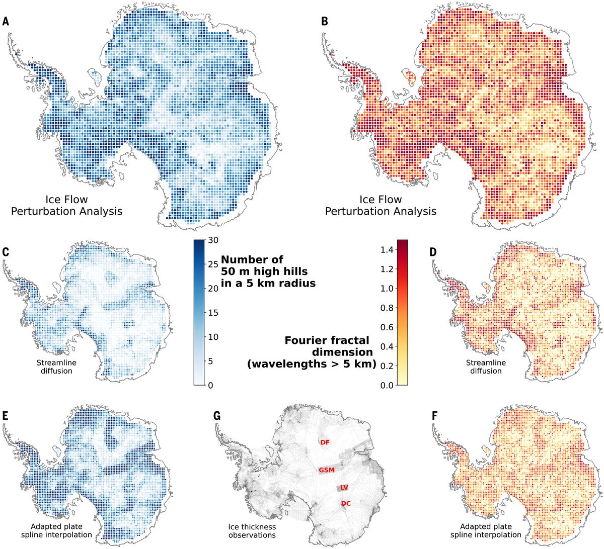 Las imágenes permitieron analizar la topografía de la Antártida. Las imágenes permitieron analizar la topografía de la Antártida.