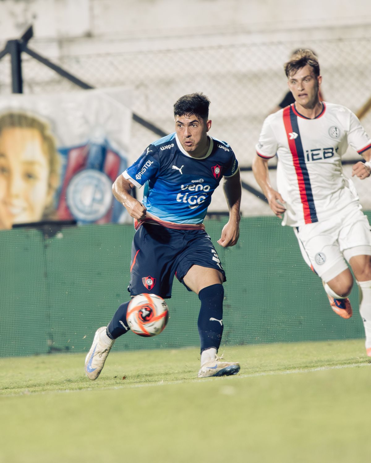 Ignacio Perruzzi fue titular en San Lorenzo.