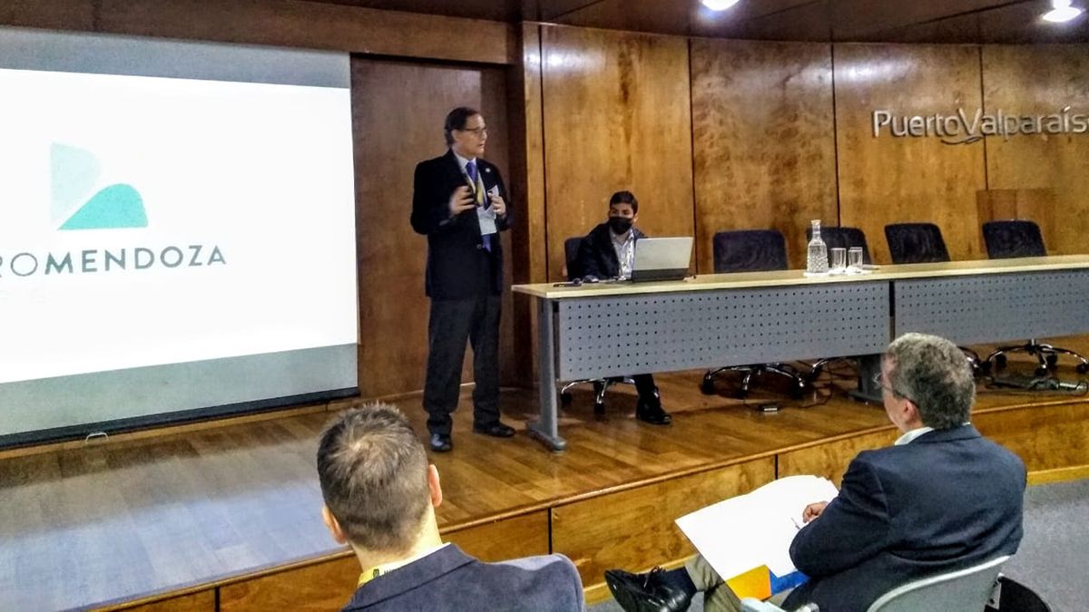 Empresarios mendocinos viajaron acompañados por ProMendoza por los problemas del transporte de carga en el paso a Chile.