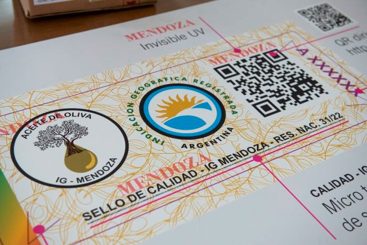 Se mostró la etiqueta en tamaño aumentado con todos sus componentes.