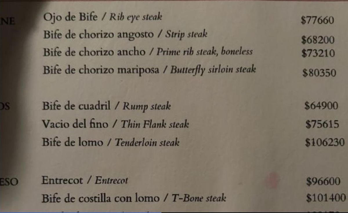 Una famosa parrillada aclaró: Una famosa parrillada aclaró: