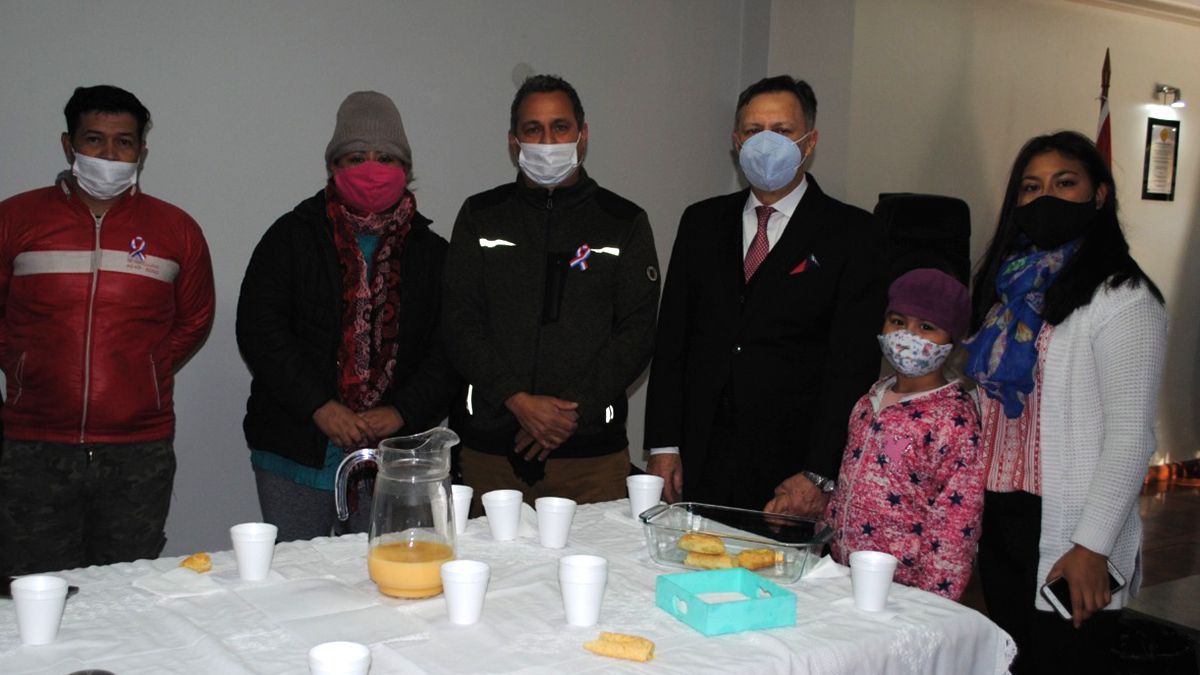 Acto por la Independencia de la República del Paraguay en el Consulado de Mendoza.