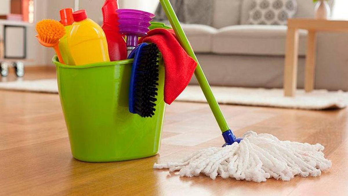 Gracias a esta mezcla, tu mopa volverá a estar blanca en pocos minutos. Gracias a esta mezcla, tu mopa volverá a estar blanca en pocos minutos. 