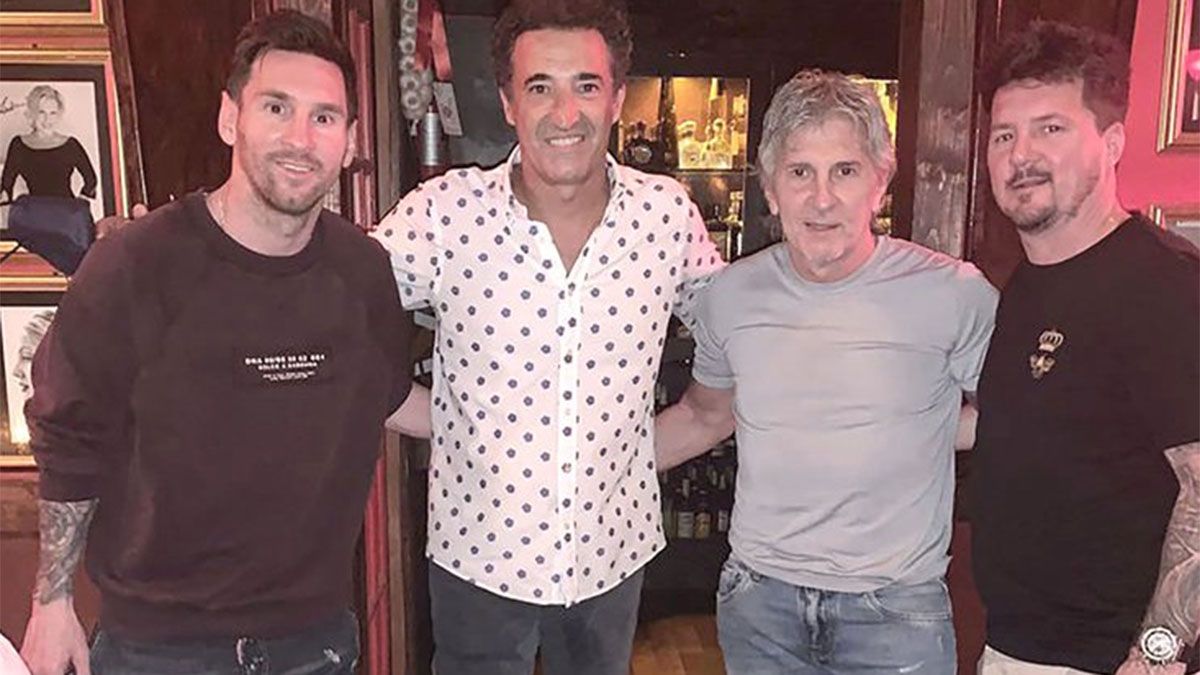 Messi visitó el restaurante que frecuenta Michael Jordan 