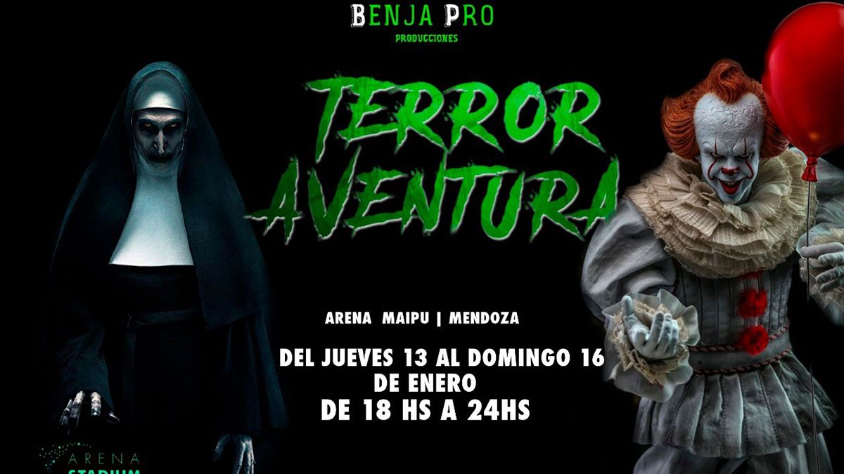 Terror Aventura 10 Años recreará situaciones de terror con personajes ficticios.